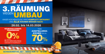 Räumung wegen Umbau